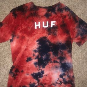 HUF tie dye t-shirt